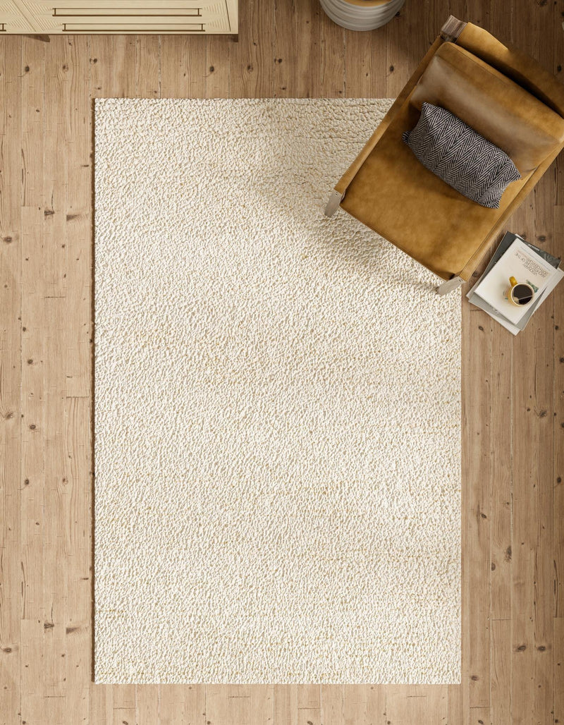 Wellington Luxe Shag Collection Area Rug - Kapiti Rectangle Moroccan Ivory  lifestyle 41