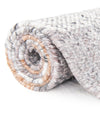 Sustainable Grid Indoor-Outdoor Oasis Collection Area Rug - Savannah Runner Desert Gray  lifestyle 120