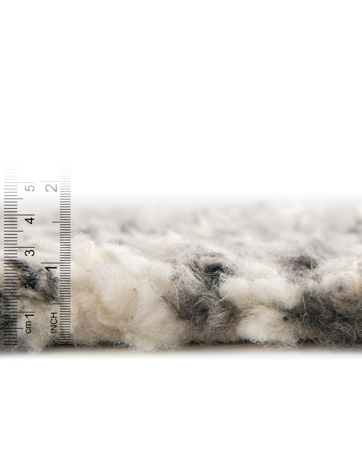 Wellington Luxe Shag Collection Area Rug - Kapiti Rectangle Salt and Pepper  lifestyle 11