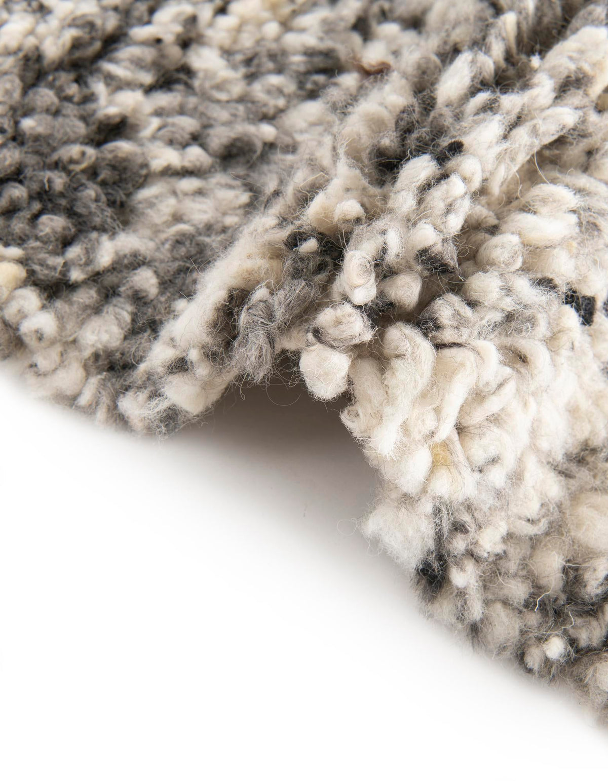 Wellington Luxe Shag Collection Area Rug - Kapiti Rectangle Salt and Pepper  lifestyle 21