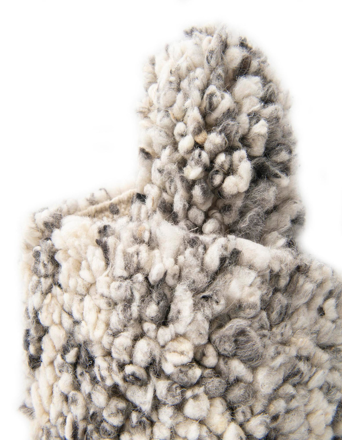 Wellington Luxe Shag Collection Area Rug - Kapiti Rectangle Salt and Pepper  lifestyle 23