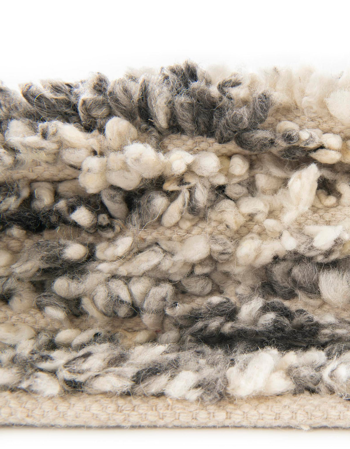 Wellington Luxe Shag Collection Area Rug - Kapiti Rectangle Salt and Pepper  lifestyle 29