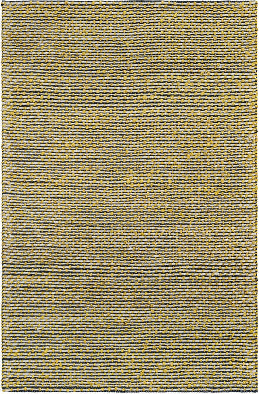 Coastal Haven Striped Jute Collection Area Rug - Marina Rectangle Yellow and Navy Main