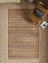 Coastal Haven Jute Collection Area Rug - Malibu Rectangle Sepia Brown  lifestyle 30