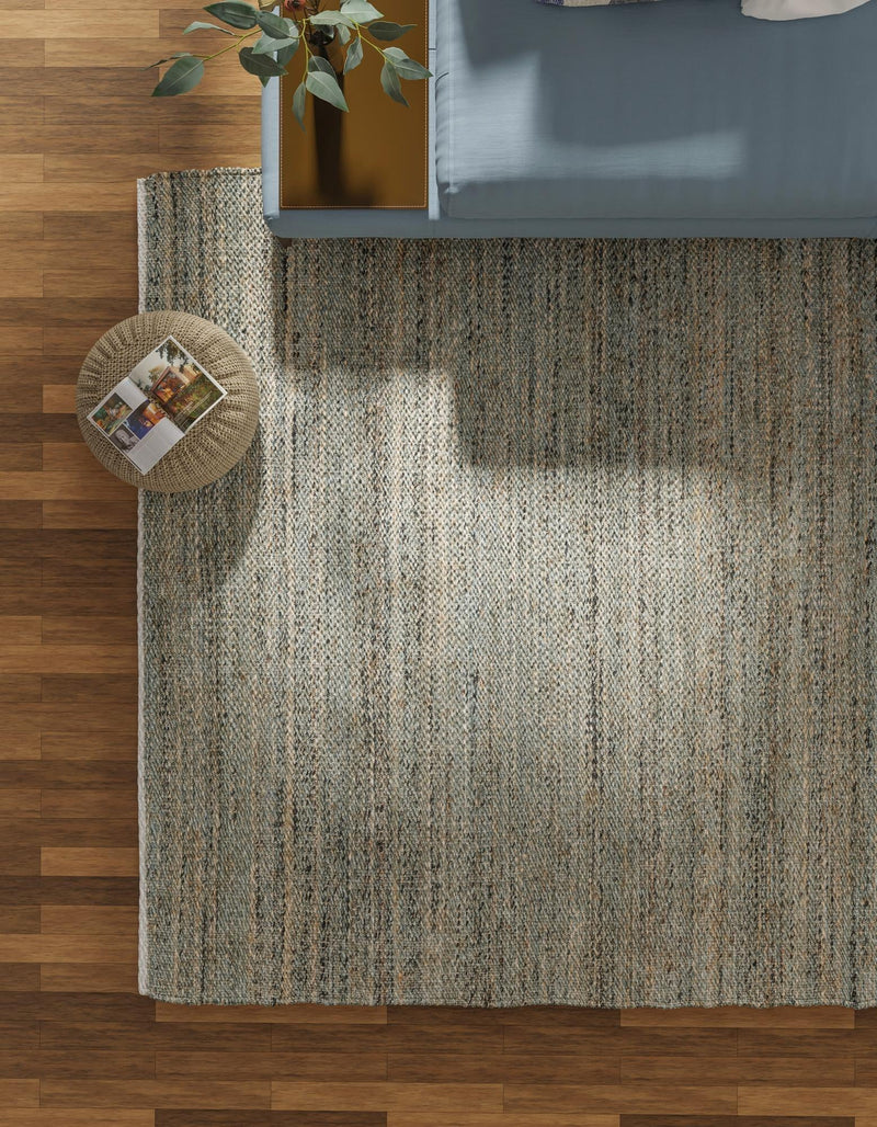 Coastal Haven Jute Collection Area Rug - Malibu Rectangle Seaglass Blue  lifestyle 29