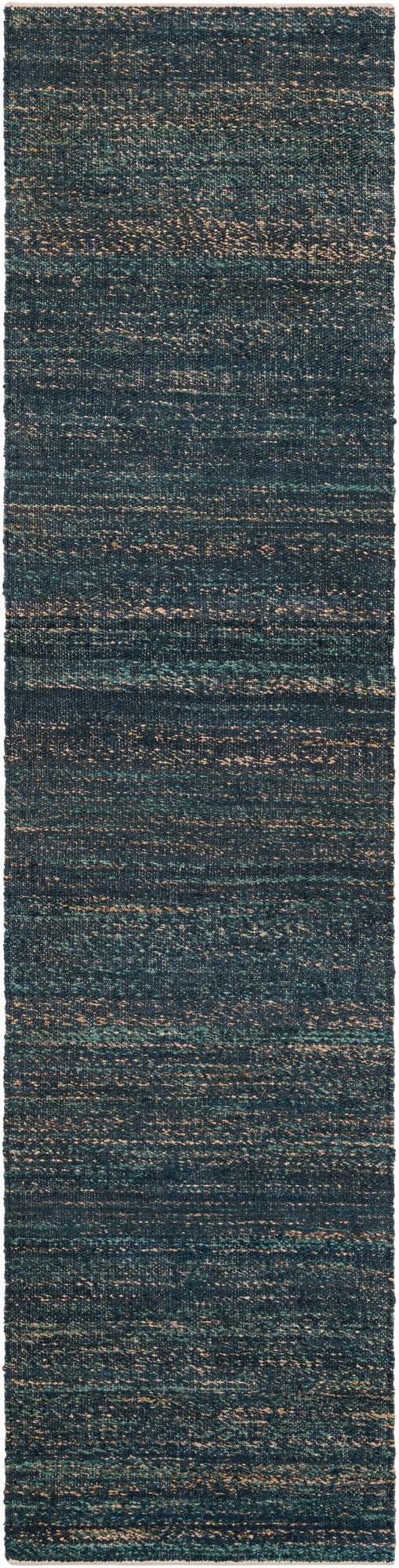 Coastal Haven Jute Collection Area Rug - Malibu Runner Ocean Blue  lifestyle 80