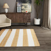 Martha's Vineyard Blueprints Collection Area Rug - Edgartown Square Tan Sand  lifestyle 134
