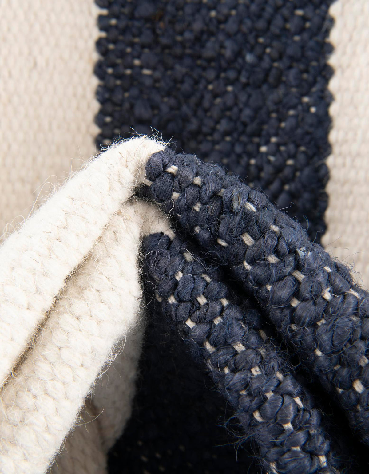 Martha's Vineyard Blueprints Collection Area Rug - Edgartown Rectangle Nautical Navy  lifestyle 25