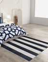 Martha's Vineyard Blueprints Collection Area Rug - Edgartown Square Nautical Navy  lifestyle 66