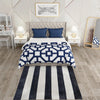 Martha's Vineyard Blueprints Collection Area Rug - Edgartown Square Nautical Navy  lifestyle 124