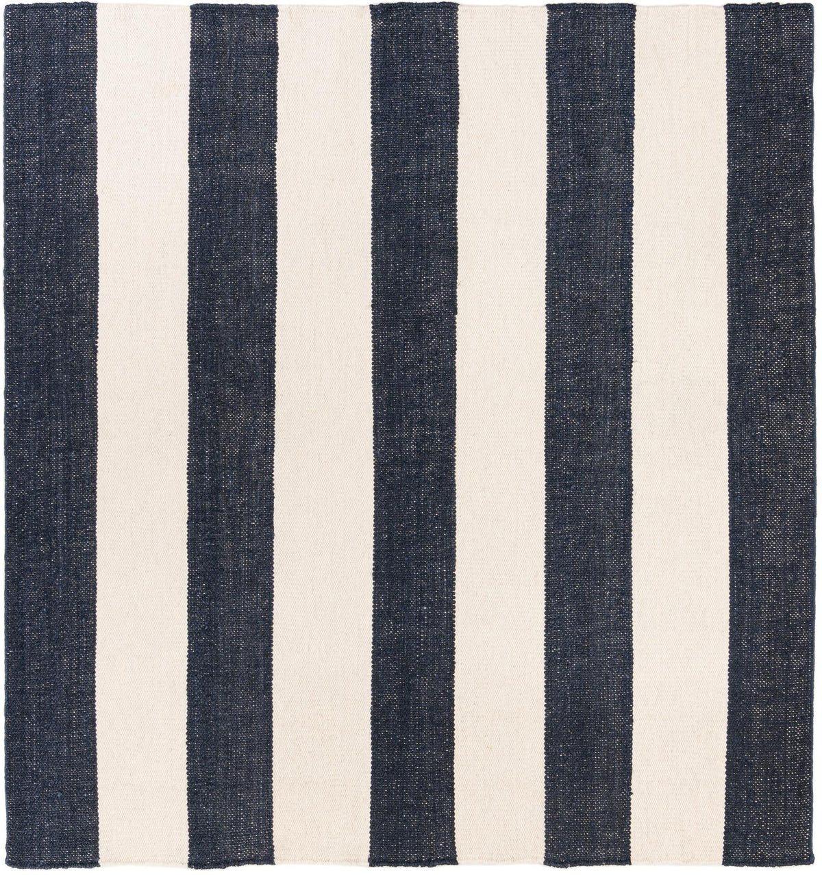 Martha's Vineyard Blueprints Collection Area Rug - Edgartown Square Nautical Navy  lifestyle 56