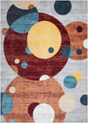 Aegean Elegance Washables Collection Area Rug -  Crete Rectangle Multi Main