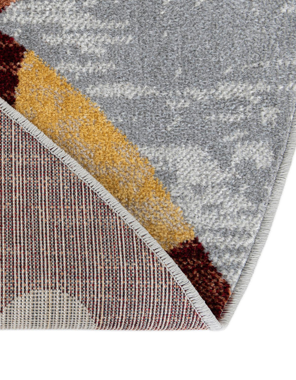 Aegean Elegance Washables Collection Area Rug -  Crete Round Multi  lifestyle 52