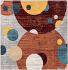 Aegean Elegance Washables Collection Area Rug -  Crete Square Multi  lifestyle 22