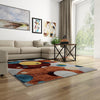 Aegean Elegance Washables Collection Area Rug -  Crete Rectangle Multi  lifestyle 17