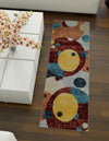 Aegean Elegance Washables Collection Area Rug -  Crete Runner Multi  lifestyle 23