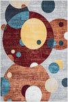 Aegean Elegance Washables Collection Area Rug -  Crete Rectangle Multi  lifestyle 3