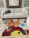 Aegean Elegance Washables Collection Area Rug -  Crete Square Multi  lifestyle 25