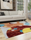 Aegean Elegance Washables Collection Area Rug -  Crete Square Multi  lifestyle 28