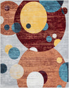 Aegean Elegance Washables Collection Area Rug -  Crete Rectangle Multi  lifestyle 2