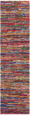 Thar Cotton Collection Area Rug - Alleppey Runner Multi Black  lifestyle 9