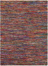 Thar Cotton Collection Area Rug - Alleppey Rectangle Multi Black Main