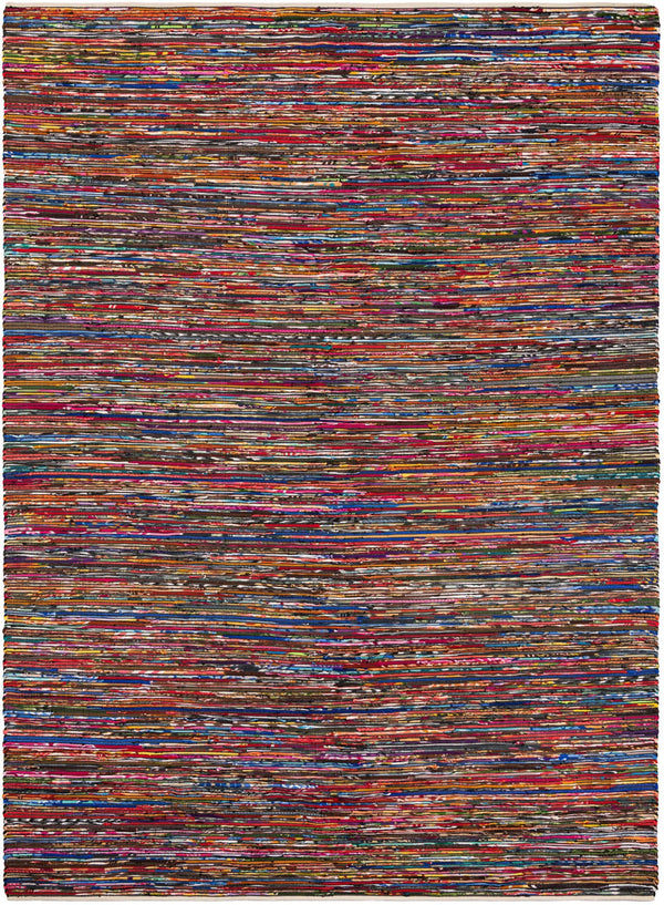 Thar Cotton Collection Area Rug - Alleppey Rectangle Multi Black Main