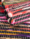 Thar Cotton Collection Area Rug - Alleppey Runner Multi Black  lifestyle 20