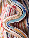 Thar Cotton Collection Area Rug - Alleppey Runner Multi White  lifestyle 25