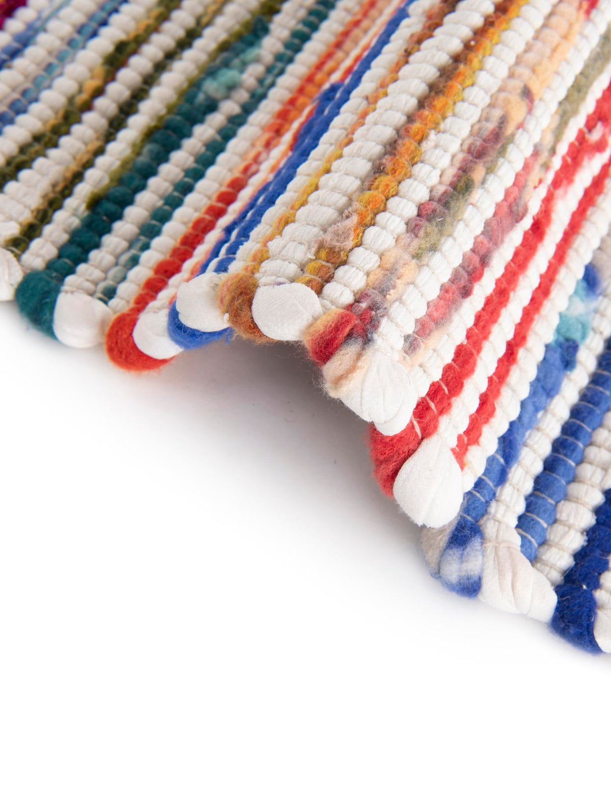 Thar Cotton Collection Area Rug - Alleppey Runner Multi White  lifestyle 29