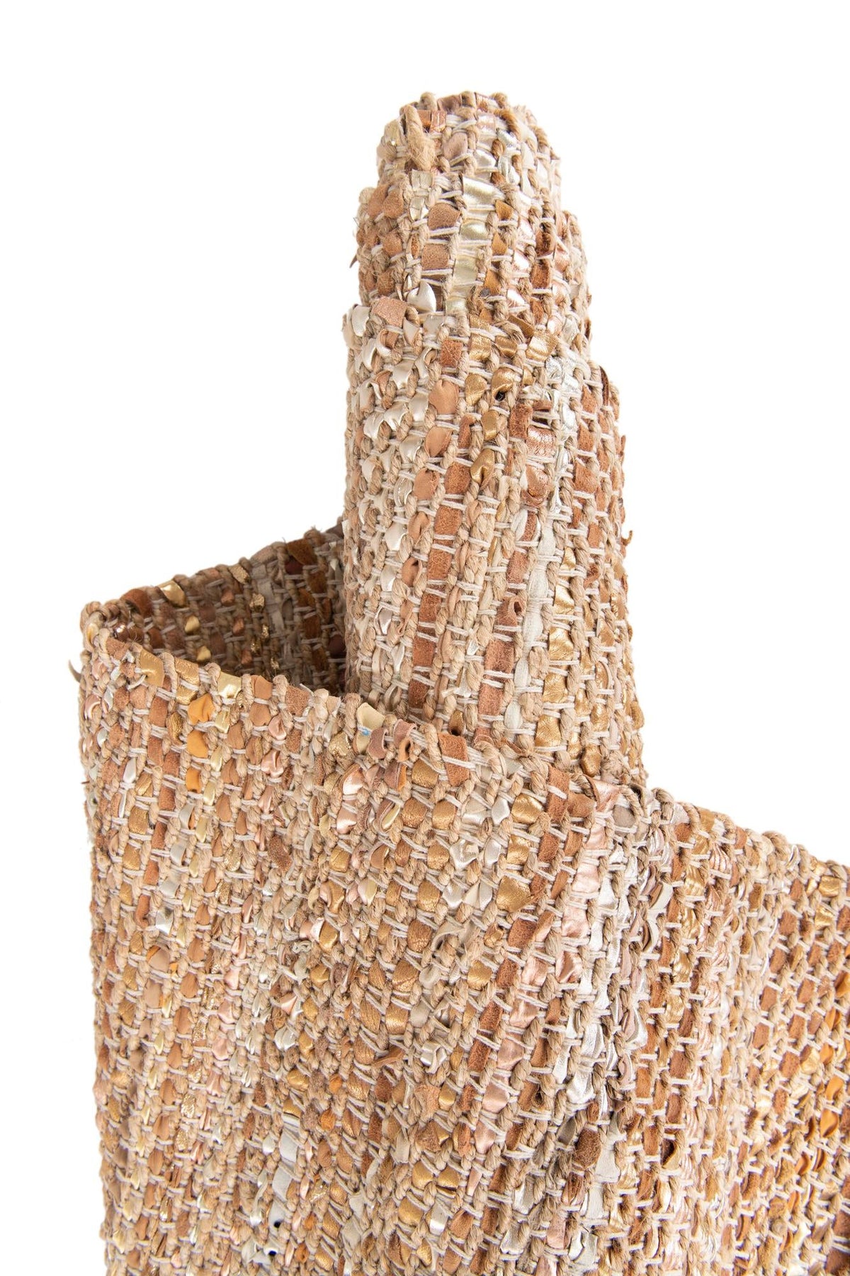 Urban Shimmer Jute Collection Area Rug - Metropolis Rectangle Natural  lifestyle 10