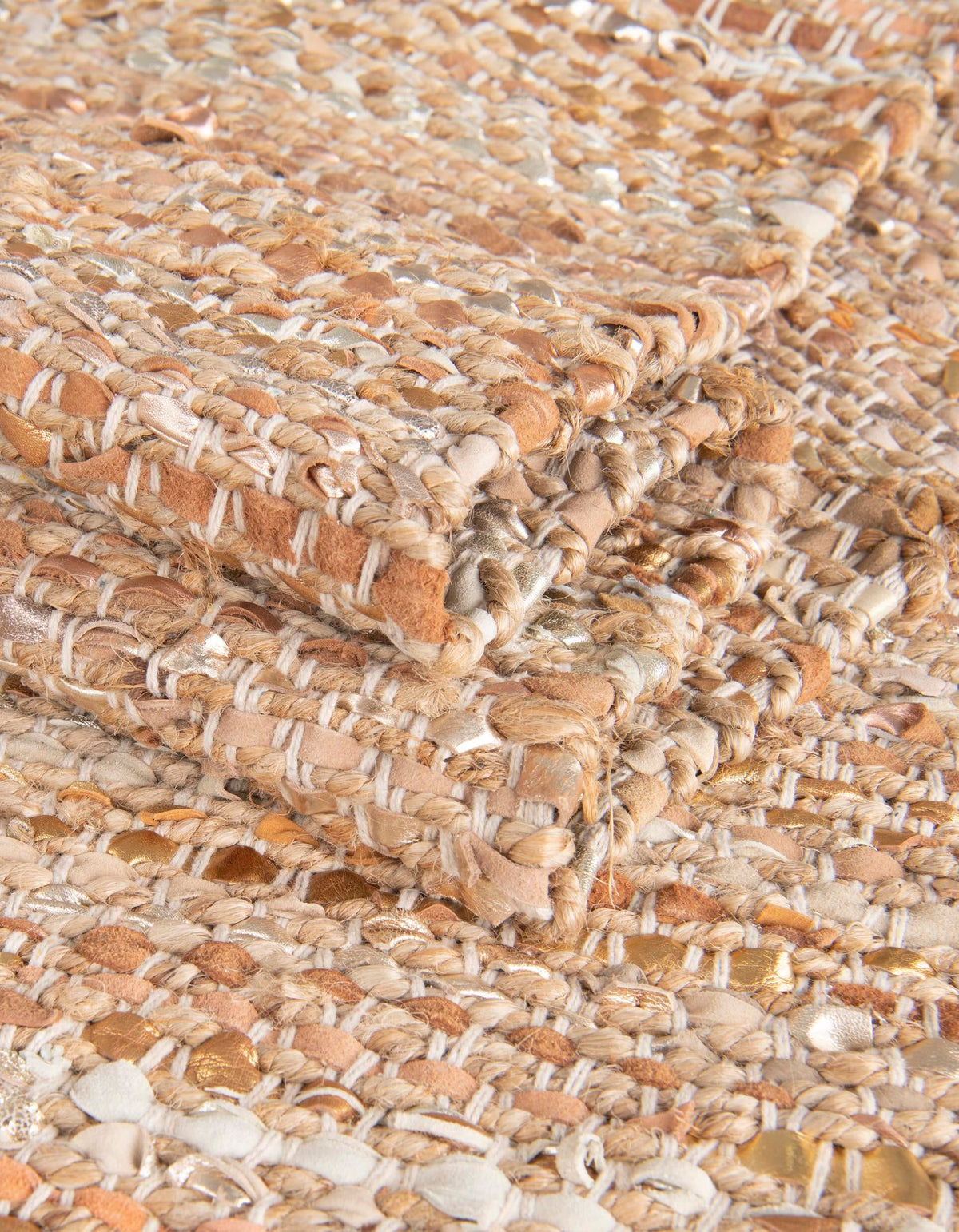 Urban Shimmer Jute Collection Area Rug - Metropolis Rectangle Natural  lifestyle 12