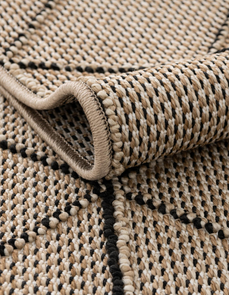 Seaside Lattice Collection Area Rug - Savannah Rectangle Khaki  lifestyle 61