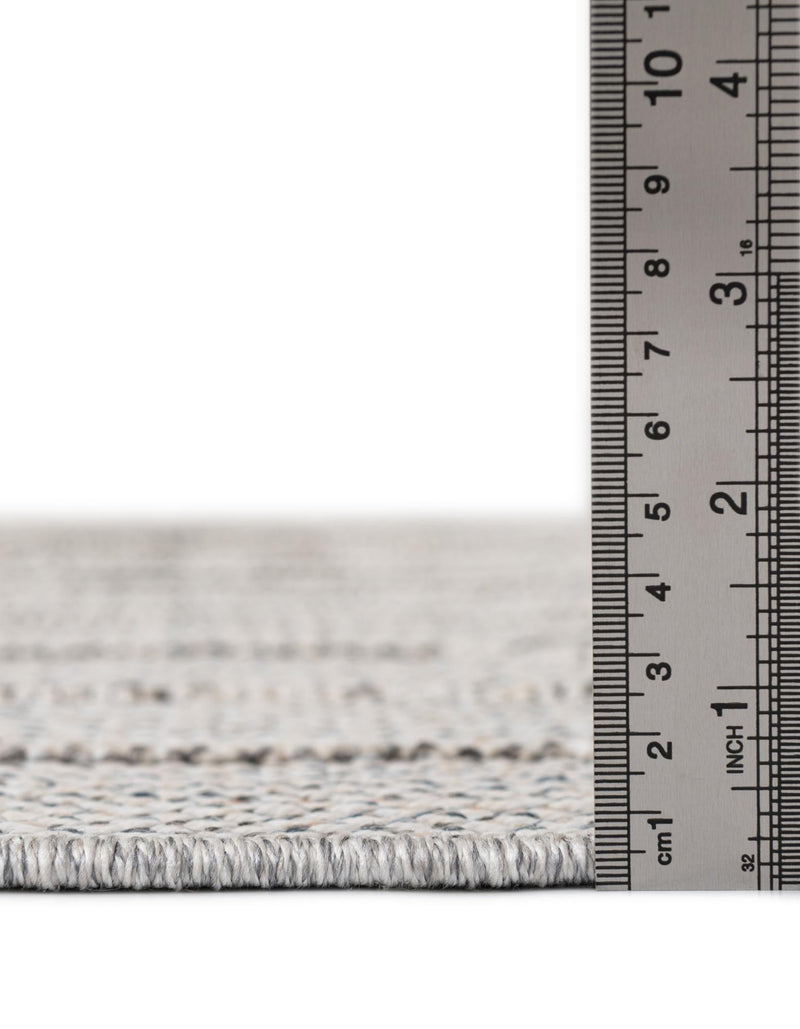 Seaside Lattice Collection Area Rug - Savannah Rectangle Light Gray  lifestyle 57