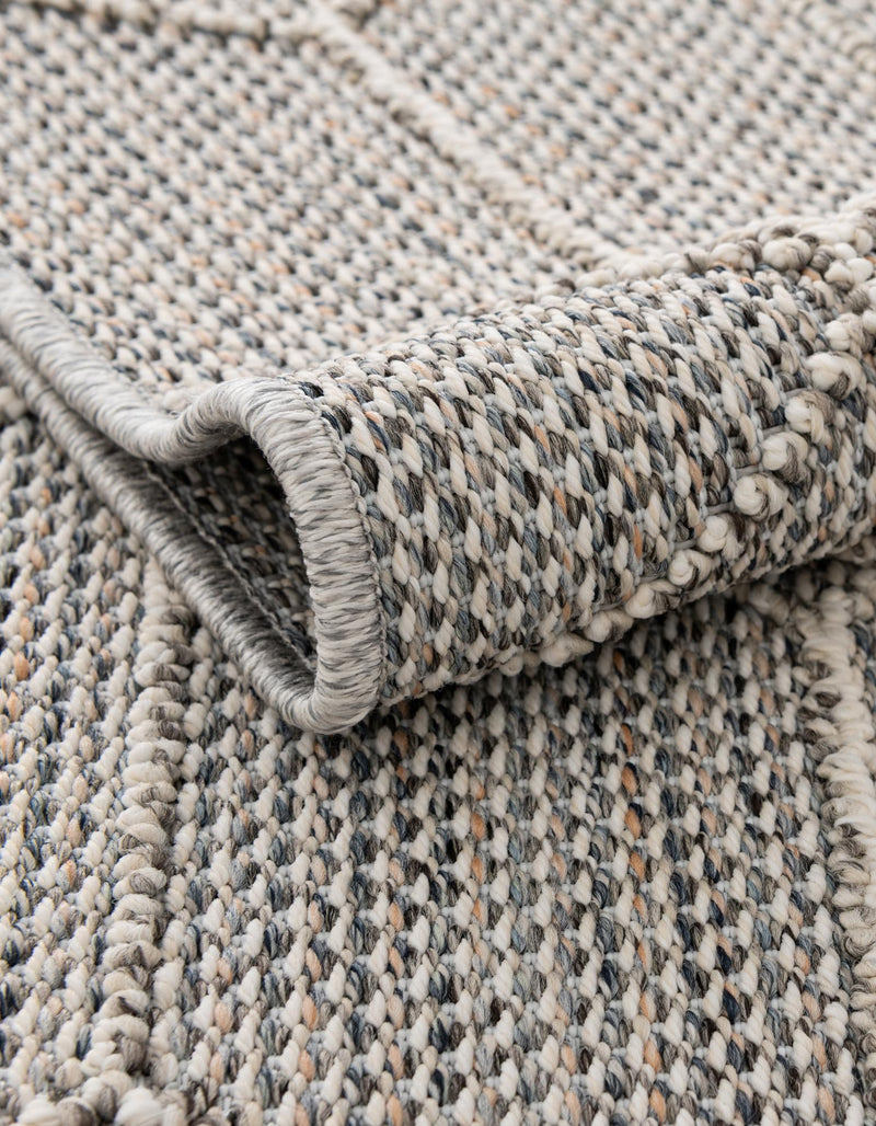 Seaside Lattice Collection Area Rug - Savannah Rectangle Light Gray  lifestyle 62
