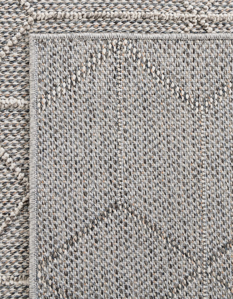 Seaside Lattice Collection Area Rug - Savannah Rectangle Light Gray  lifestyle 77