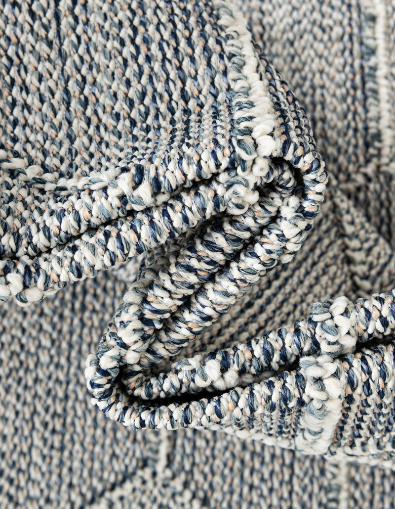 Seaside Lattice Collection Area Rug - Savannah Rectangle Light Blue  lifestyle 68