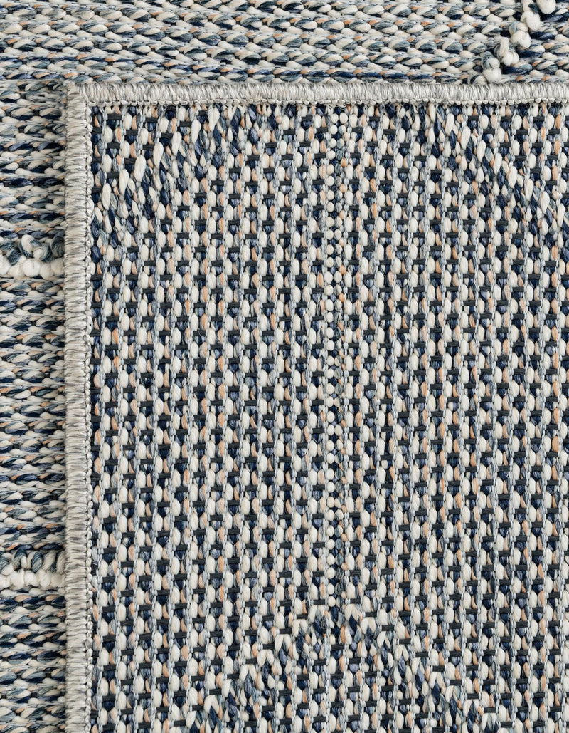 Seaside Lattice Collection Area Rug - Savannah Rectangle Light Blue  lifestyle 73