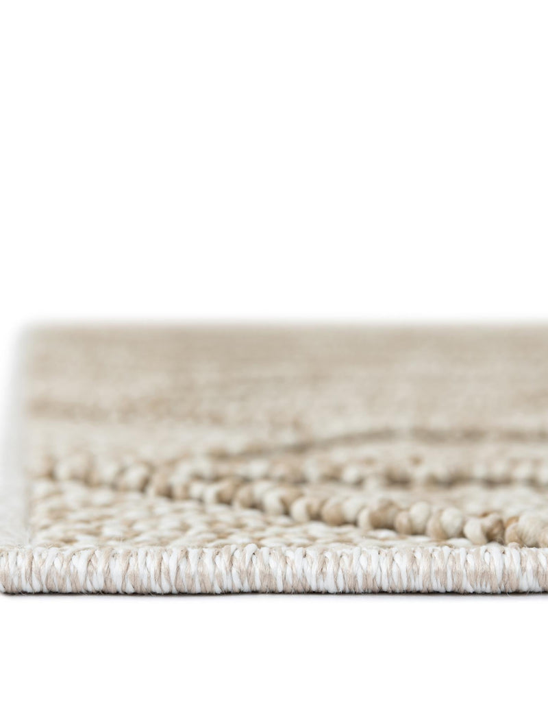 Seaside Lattice Collection Area Rug - Savannah Rectangle Beige  lifestyle 64
