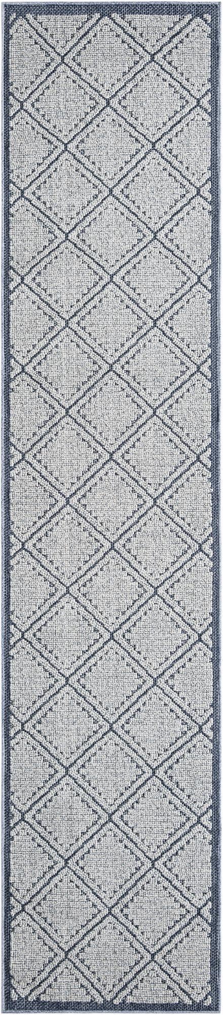 Savannah Pergola Collection Area Rug -  Eden Runner Navy Blue  lifestyle 123