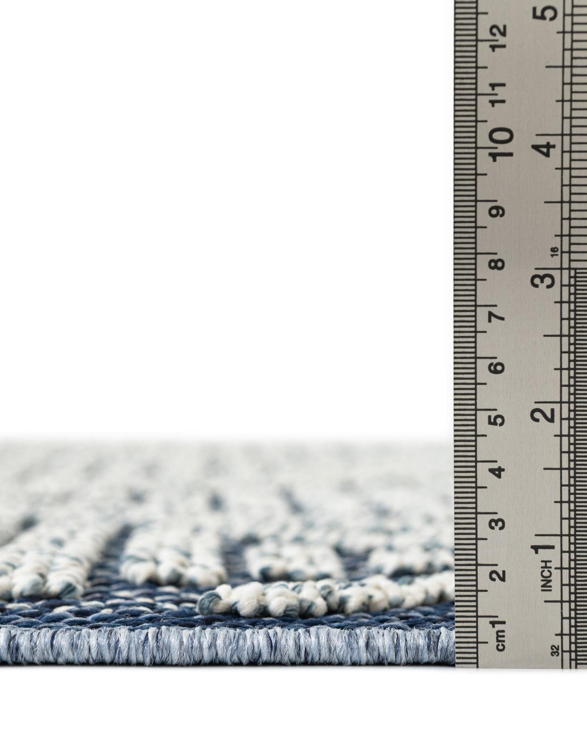 Seaside Lattice Collection Area Rug -  Eden Rectangle Navy Blue  lifestyle 12