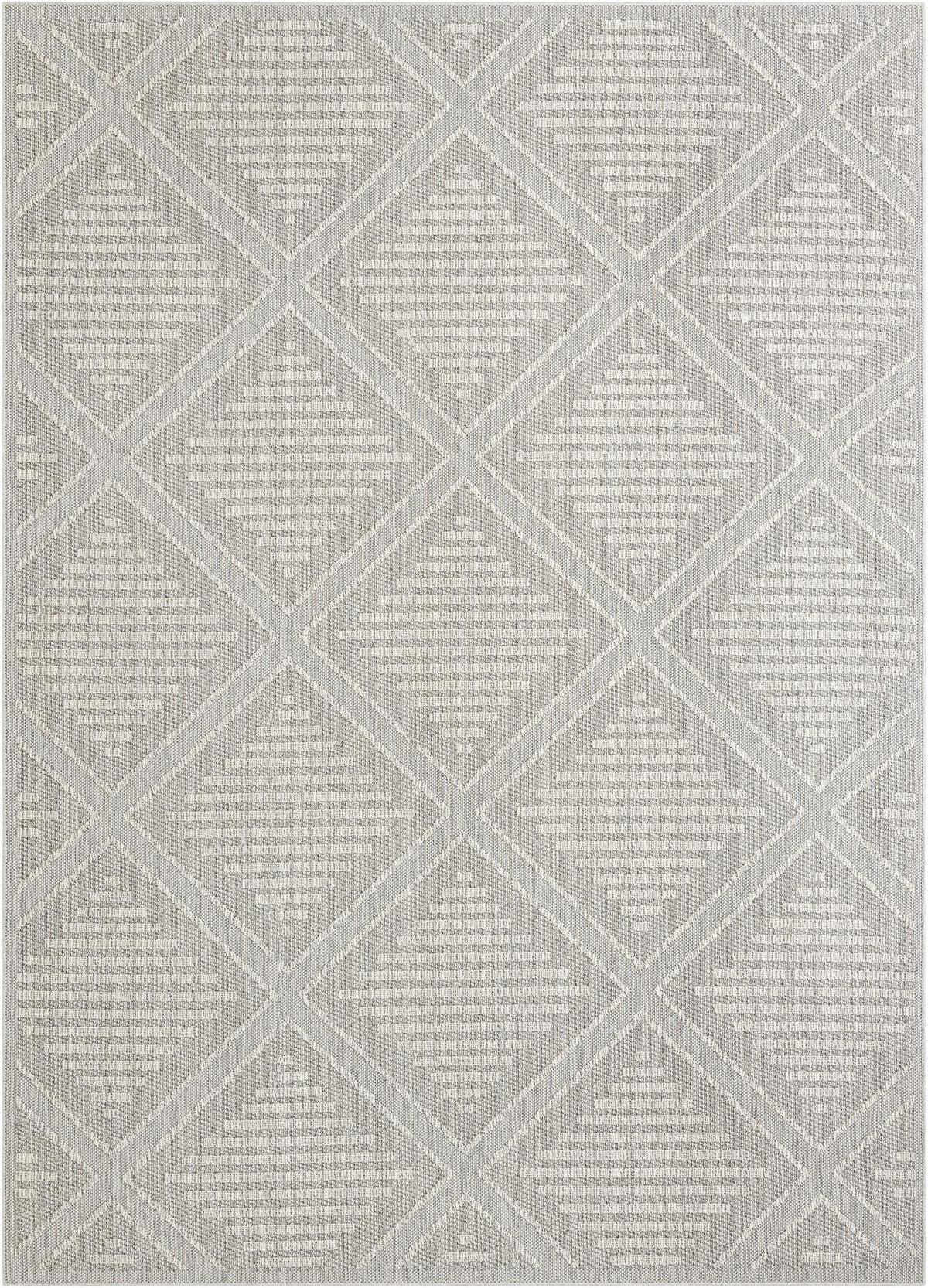 Savannah Pergola Collection Area Rug -  Eden Rectangle Light Gray  lifestyle 3