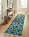 Isfahan Elegance Collection Area Rug - Naghsh-e Jahan (Turquoise) Runner Turquoise  lifestyle 48