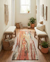 Savannah Threads Collection Area Rug -  Taklamakan Runner Multi  lifestyle 46