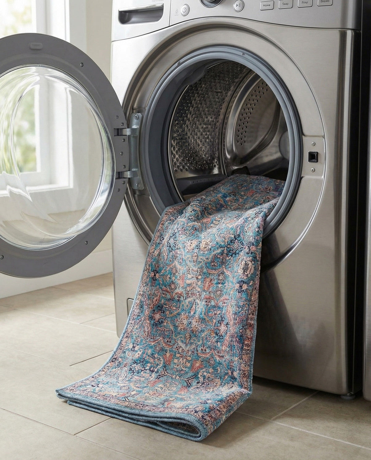 Vintage Memories Collection Area Rug -  Memories Runner Blue  lifestyle 86