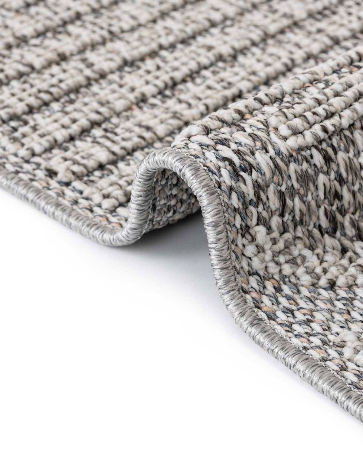 Seaside Lattice Collection Area Rug -  Eden Runner Light Gray  lifestyle 114