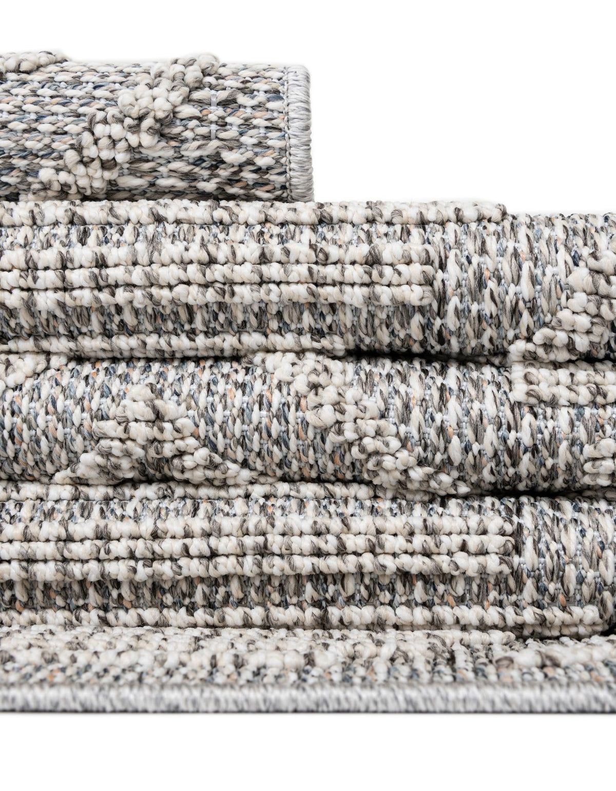 Seaside Lattice Collection Area Rug -  Eden Runner Light Gray  lifestyle 122