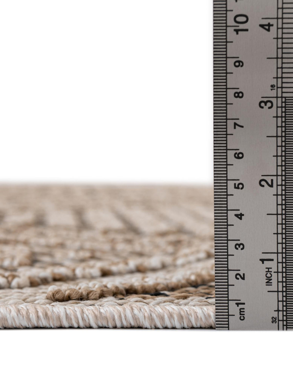 Seaside Lattice Collection Area Rug -  Eden Runner Khaki  lifestyle 99