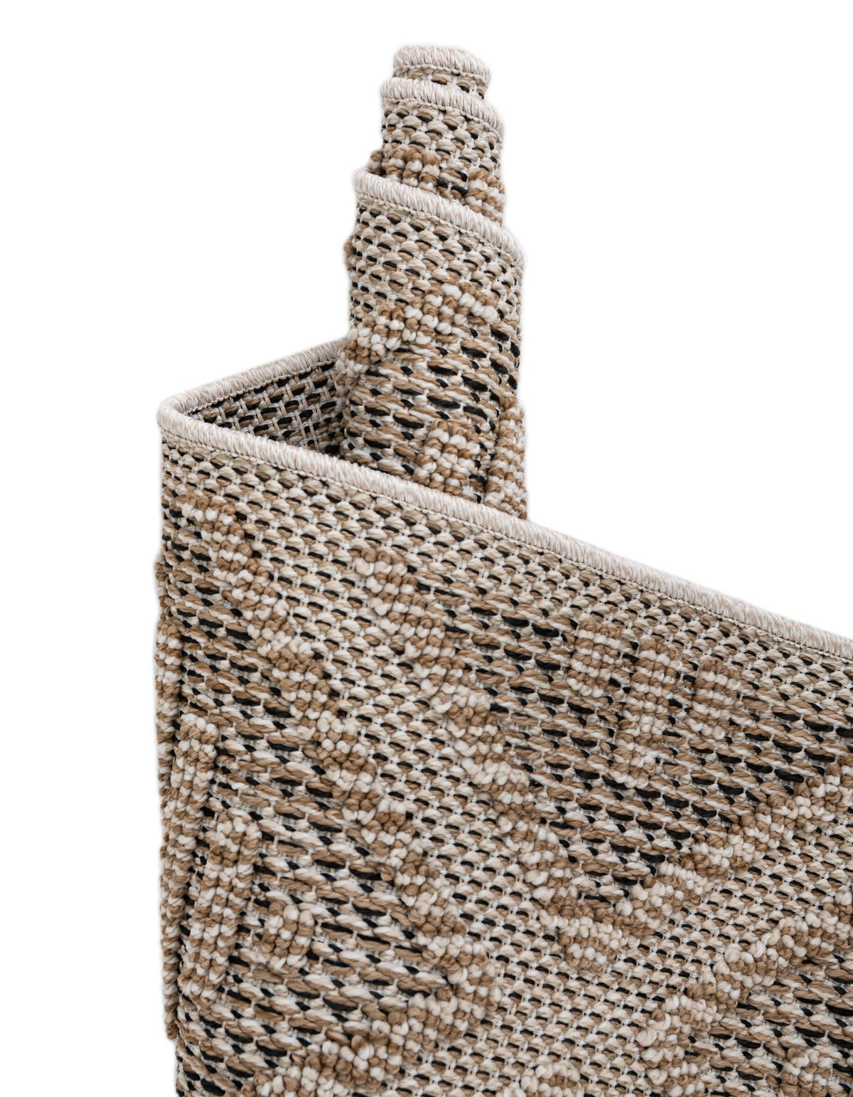 Seaside Lattice Collection Area Rug -  Eden Runner Khaki  lifestyle 117