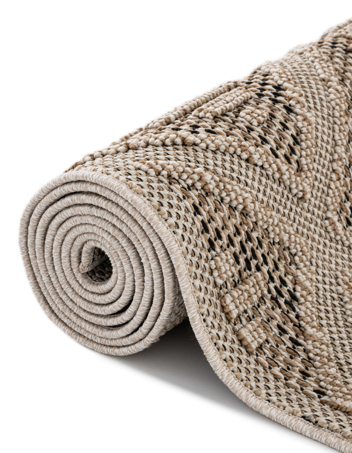 Seaside Lattice Collection Area Rug -  Eden Runner Khaki  lifestyle 119